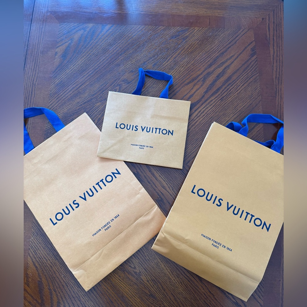 Louis Vuitton shopping bags